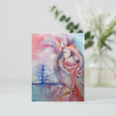 アバロン , 淡いピンク 紫 青 招待状 (スタンド正面)