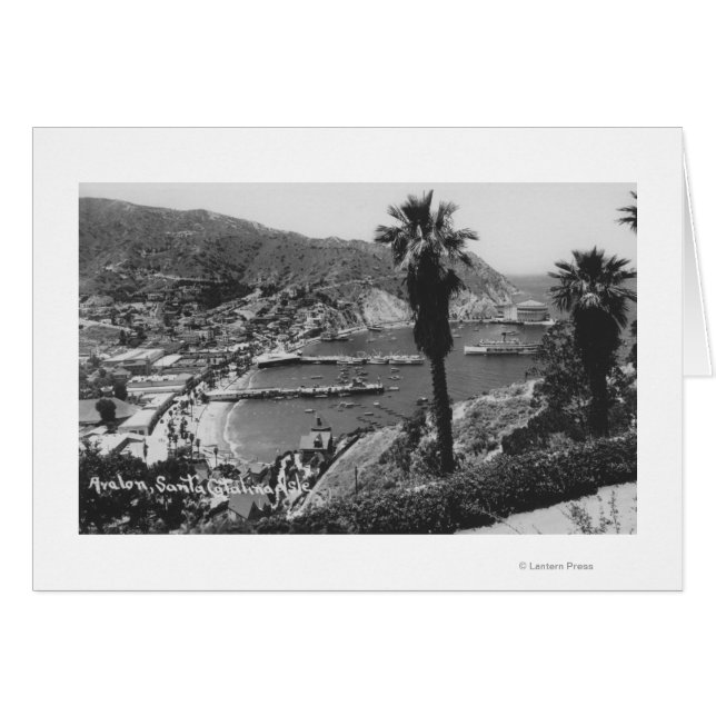 アバロン、CAサンタカタリナアイランドビューオブハーバー (正面横)