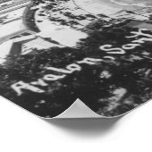 アバロン、CAサンタカタリナアイランドビューオブハーバー ポスター (角)