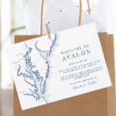 アバロンNJ結婚の週末イベント歓迎の日程 サンキューカード