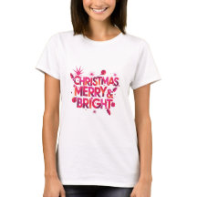 アバンギャルドで明るい抽象的なクリスマスTシャツ