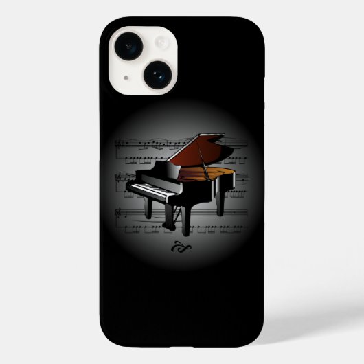 アバンギャルド~楽譜と共に地球を抱えるピアノ~ Case-Mate iPhoneケース (裏面)