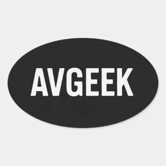 アバンジェックのシール 楕円形シール