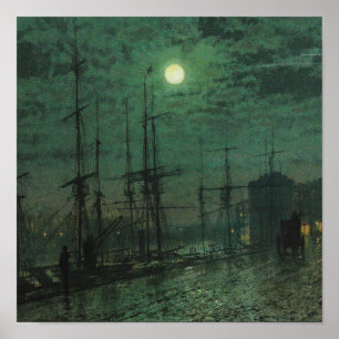 アバンタシア緑の船の港航海の港saili ポスター