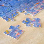 アバンド(夕べ)：赤い木 – ピートモンドリアン- ジグソーパズル (側面)