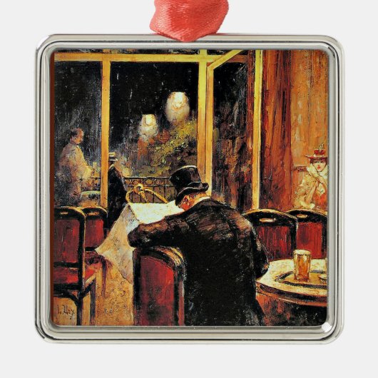 アバーエンドカフェバウアー絵画は有名だ。 メタルオーナメント (正面)