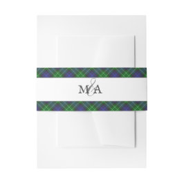 アバークロンビーブルーグリーンタータンチェックプライドスコティッシュ 招待状ベリーバンド