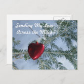 アバーストザマイルズバレンタインデーハートホリデーポー シーズンポストカード (正面/裏面)