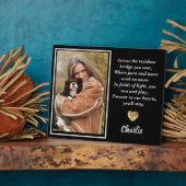 アバーンスザレインボーブリッジキングチャールズスパニエル犬 フォトプラーク (側面)