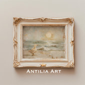 アバ航海のトロス絵を描ヴィンテージサニービーチ ポスター