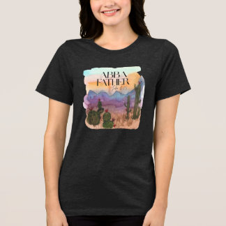 アバ・ファーザー水彩画 トライブレンドTシャツ