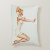 アパインアップガールアートバイアルベルト・ヴァーガス アクセントクッション (正面(垂直))