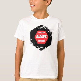 アパイ（アジア系太平洋諸島系アメリカ人）ヘイトをやめよう Tシャツ