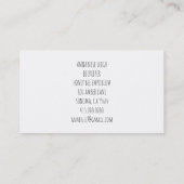 アパシンプルルハニービーインサークルラウンドビーキーパー 名刺 (裏面)