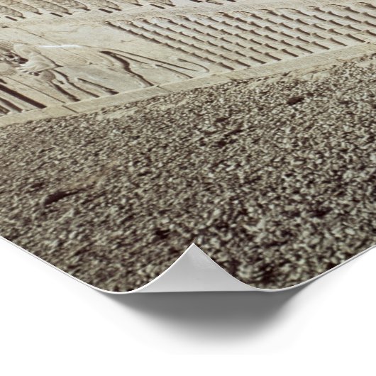 アパダナの東階段のビュー ポスター (角)