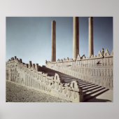 アパダナの東階段のビュー ポスター (正面)