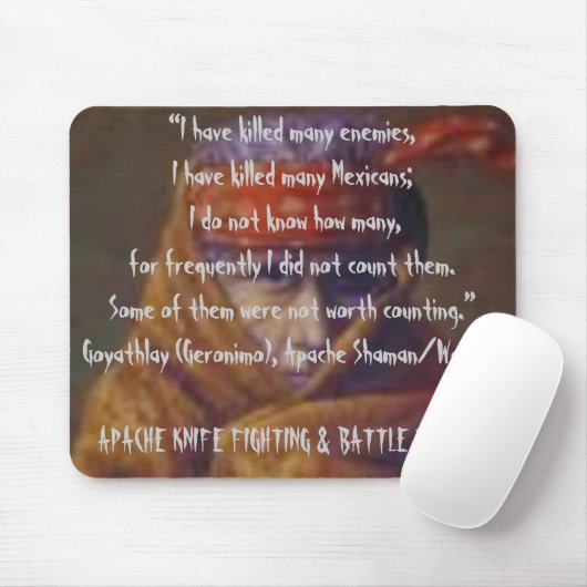 アパッシュのナイフの戦い及び戦いの作戦 マウスパッド (マウス)