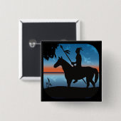 アパッシュのハンター 缶バッジ (正面&裏面)