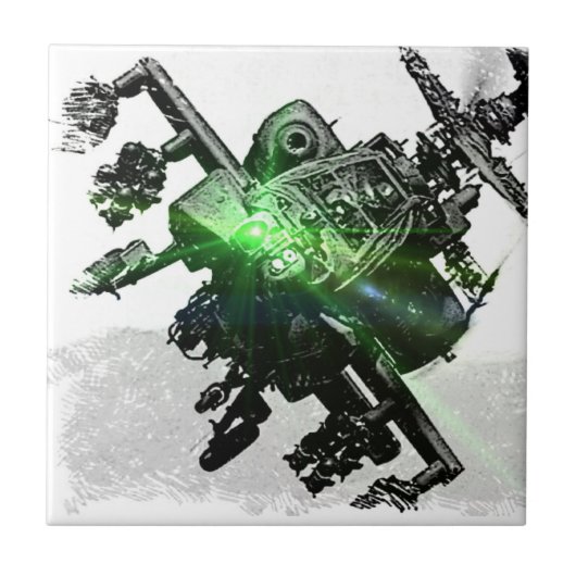 アパッシュのヘリコプター タイル (正面)