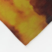 アパッシュのヘリコプター フリースブランケット (角)