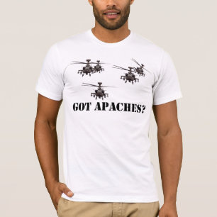 アパッシュのヘリコプター Tシャツ