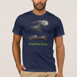 アパッシュのヘリコプター Tシャツ