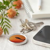 アパッシュのヘリコプターKeychain キーホルダー (側面)