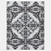 アパッシュの原産の戦士の正式のキルトパターン フリースブランケット (正面)