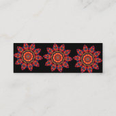 アパッシュの星のプロフィールカード スキニー名刺 (裏面)