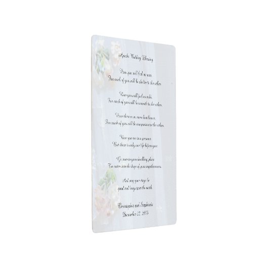 アパッシュの結婚式の天恵のヴィンテージのレース メタルプリント (3/4)