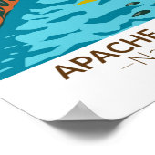 アパッチシットグレーブズナショナルフォレストヴィンテージ ポスター (角)