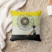 アパッチプライド先住民アメリカントライバル クッション (ブランケット)