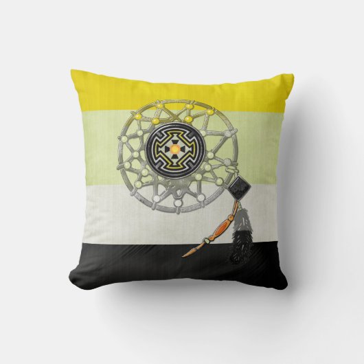 アパッチプライド先住民アメリカントライバル クッション (正面)