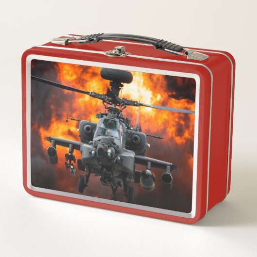アパッチヘリコプター メタルランチボックス (正面)