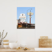 アパッチモーテルサイン,トゥクンカリ,ニューメキシコ ポスター (キッチン)