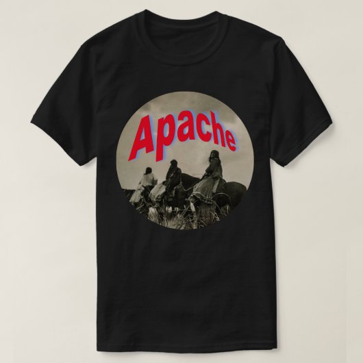 アパッチ女性 Tシャツ (デザイン正面)