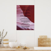 アパッチ結婚の南賛美西峡谷写真 ポスター (キッチン)