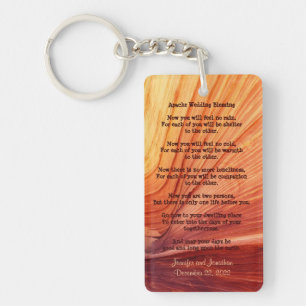 アパッチ結婚の賛美好意Soutwest Keychain キーホルダー