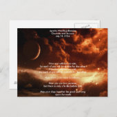 アパッチ結婚の賛美宇宙 ポストカード (正面/裏面)