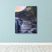 アパッチ結婚の賛美川の水秋 キャンバスプリント (インサイチュ (ウッドフロア))