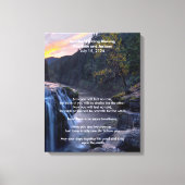 アパッチ結婚の賛美川の水秋 キャンバスプリント (正面)