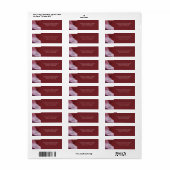 アパッチ結婚の賛美差出人住所ラベル ラベル (フルシート)