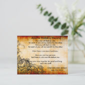 アパッチ結婚の賛美旧紙2 ポストカード (スタンド正面)