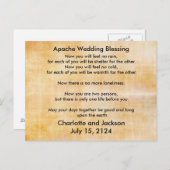 アパッチ結婚の賛美旧紙3 ポストカード (正面/裏面)