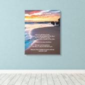 アパッチ結婚ズ賛美サンディビーチオーシャンフロント キャンバスプリント (インサイチュ (ウッドフロア))