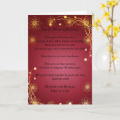 アパッチ結婚ズ賛美レッド カード (黄色い花)