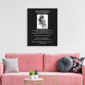 アパッチ結婚ズ賛美・オジブワ・チーフ キャンバスプリント (インサイチュ (リビング))