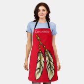 アパッチ羽根サンダー_コーブ エプロン (着用した状態)