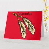 アパッチ羽根サンダー_コーブ カード (黄色い花)