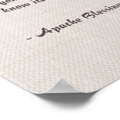 アパッチ賛美のポスター ポスター (角)